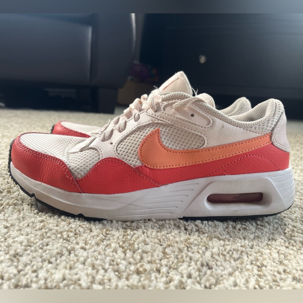 Nike Air Max SC Shoes - White Light Soft Pink / Coral & White - Women’s Size 9